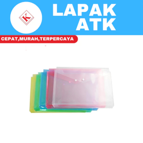 

RB MAP PLASTIK KANCING PUNGGUNG MY FOLDER FOLIO (1 LUSIN) ++