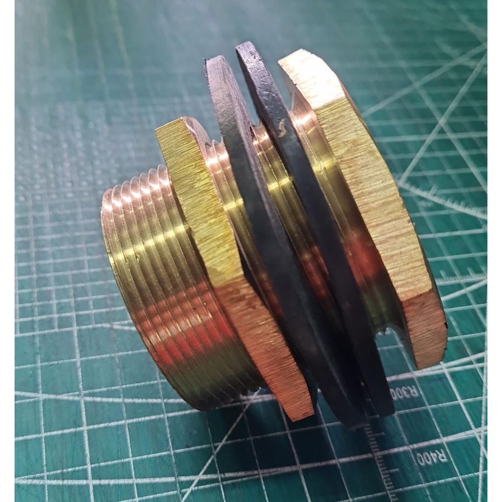 KUNINGAN Mur Toren 3" Mur tandon 3” in toren 3” Adaptor tandon / tangki air 3" V-Ring Toren / Tandon