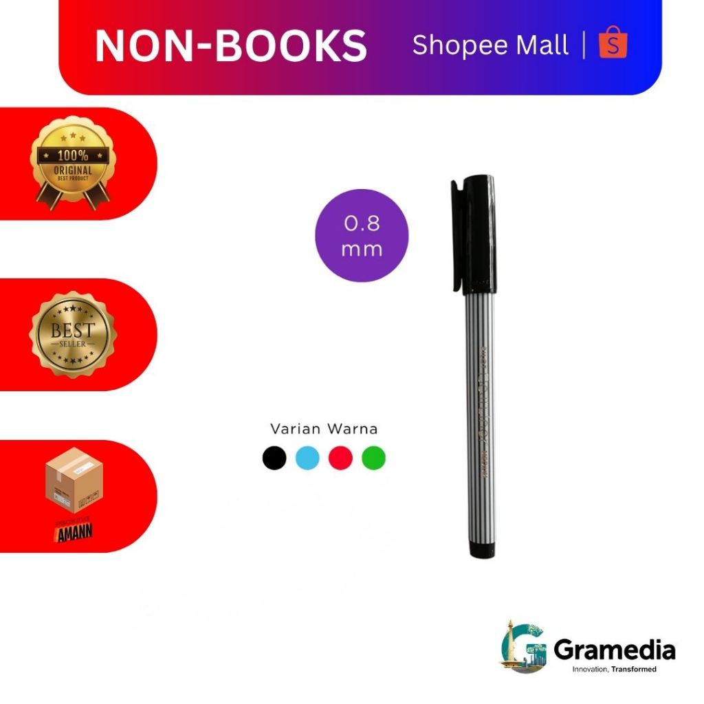 

Gramedia MKG - Pilot Balliner Ballpoint BL - 5M Black