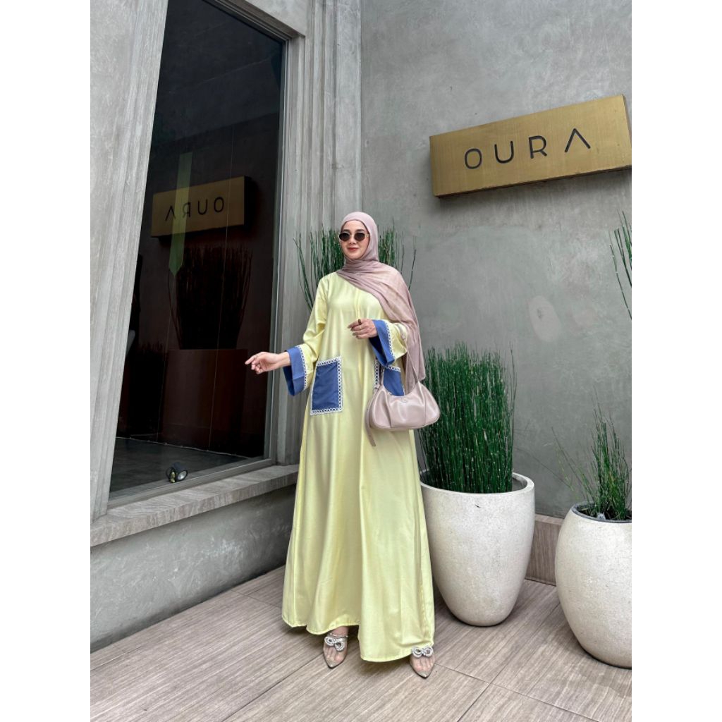 GAMIS ABAYA//GAMIS DENIM TWIL SUPER PREMIUM