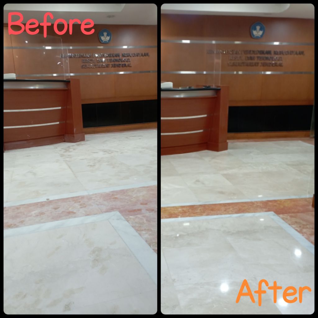 Jasa Poles Lantai Keramik Marmer dll