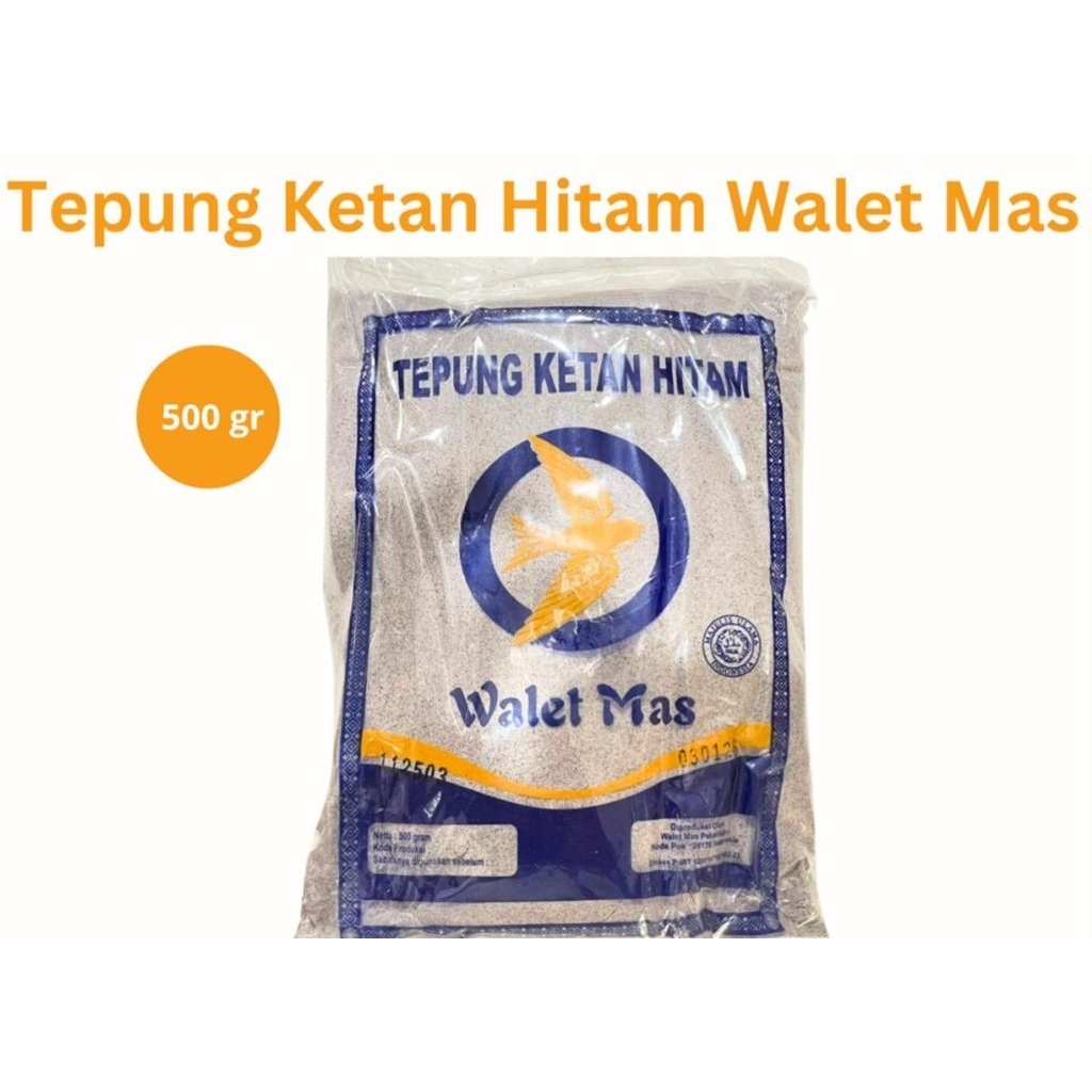 

Tepung Ketan Hitam Walet emas 500gr