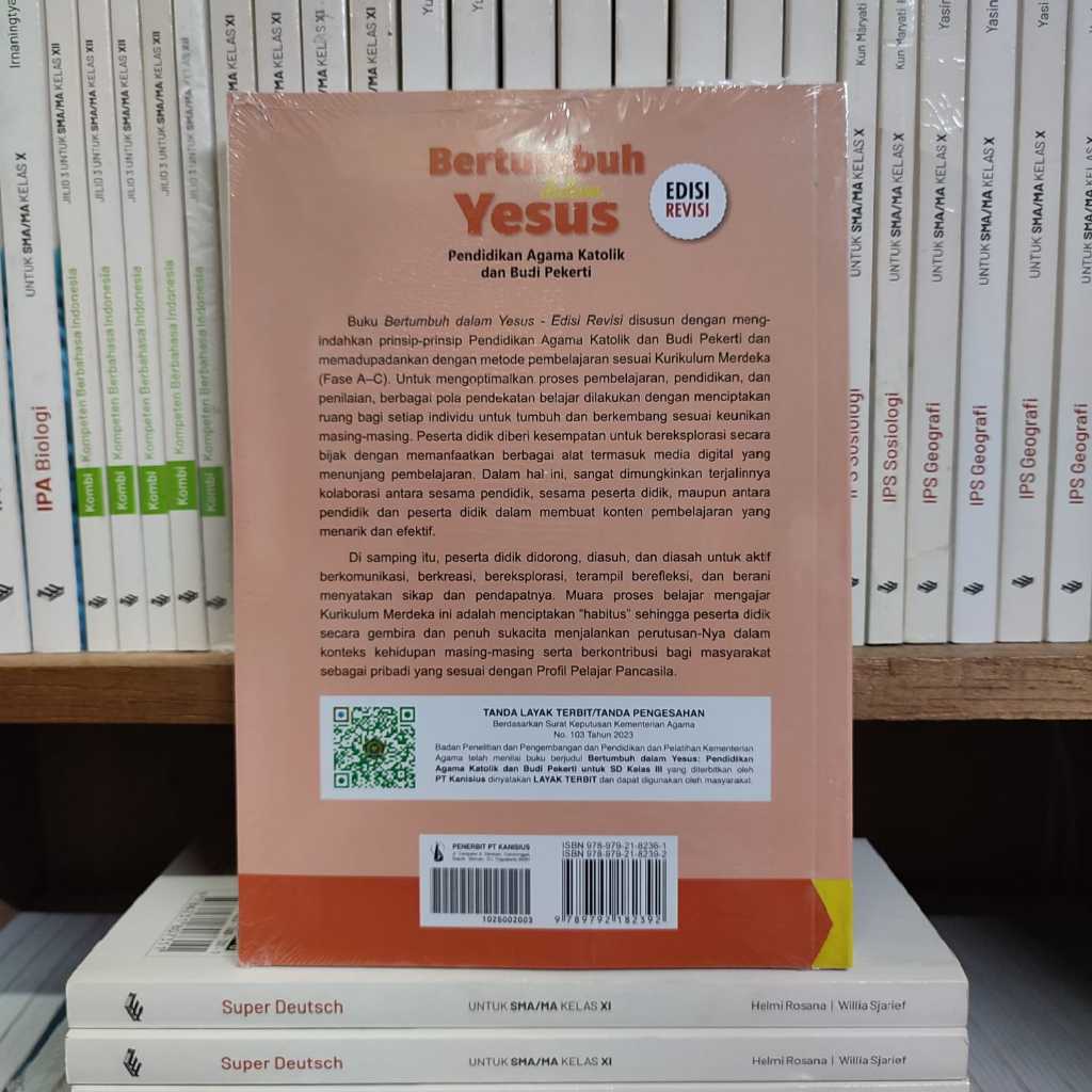 IK6 Buku Agama Katolik Bertumbuh Dalam Yesus Kelas 1 2 3 4 5 6 SD Merdeka Revisi Kanisius
