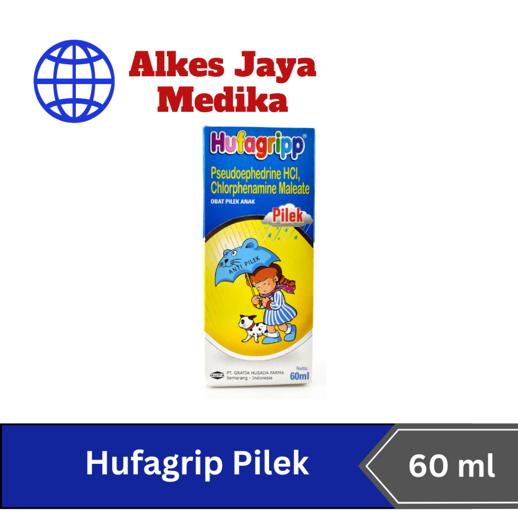 Hufagrip pilek 60ml  - obat pilek anak