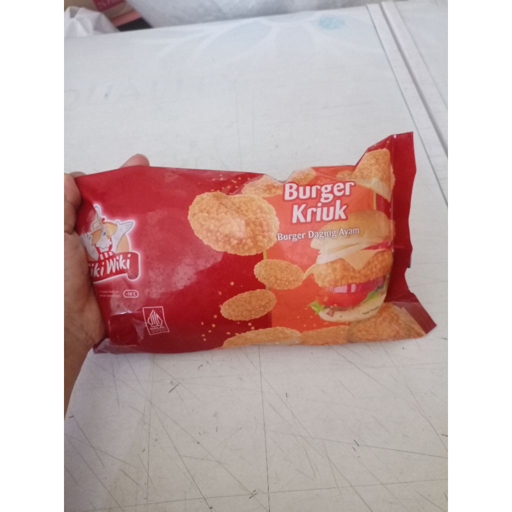 

Burger Crispy Cikiwi isi 6 pcs