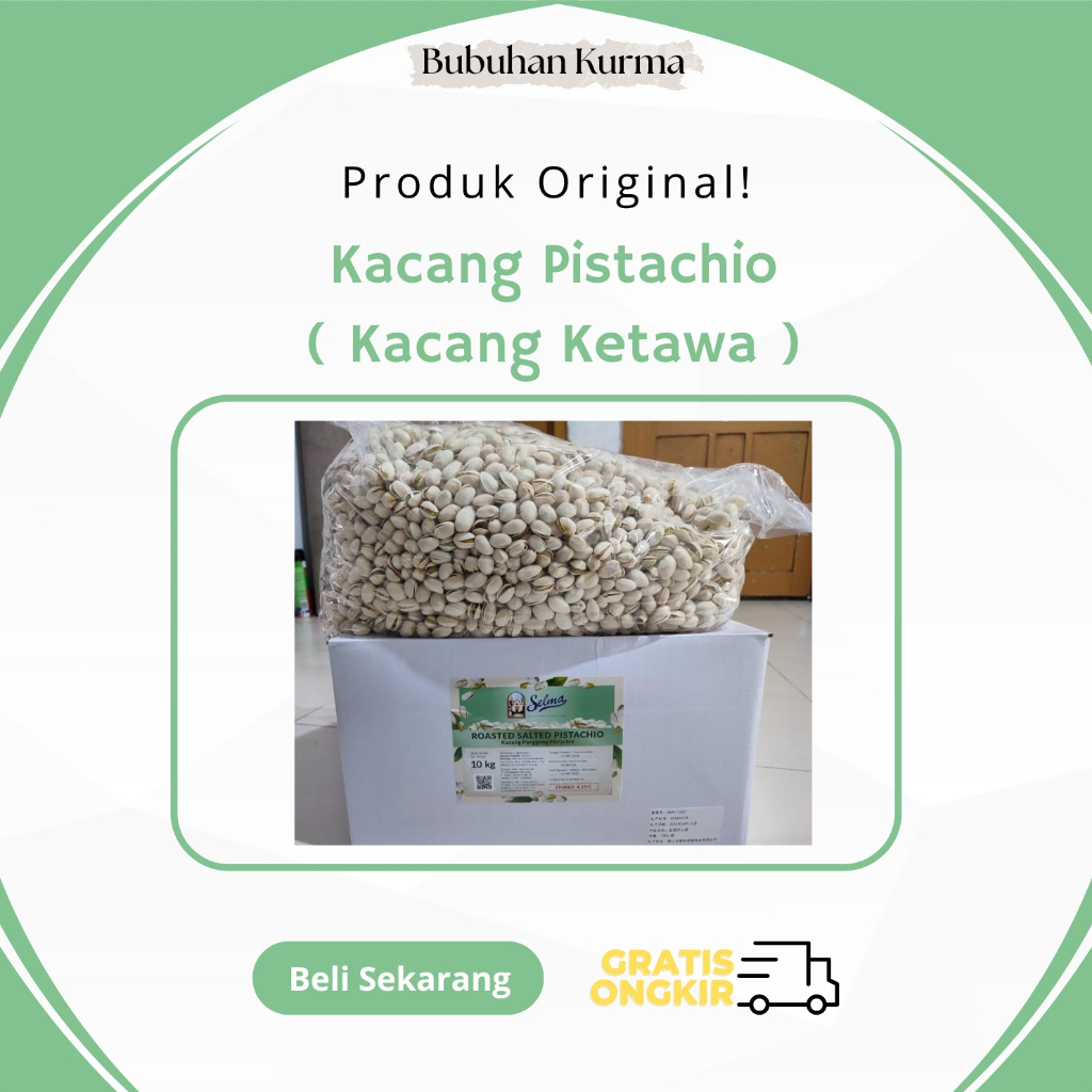 

Kacang Pistachio | Kacang Ketawa | Kacang Fustuk | Camilan Sehat & Lezat