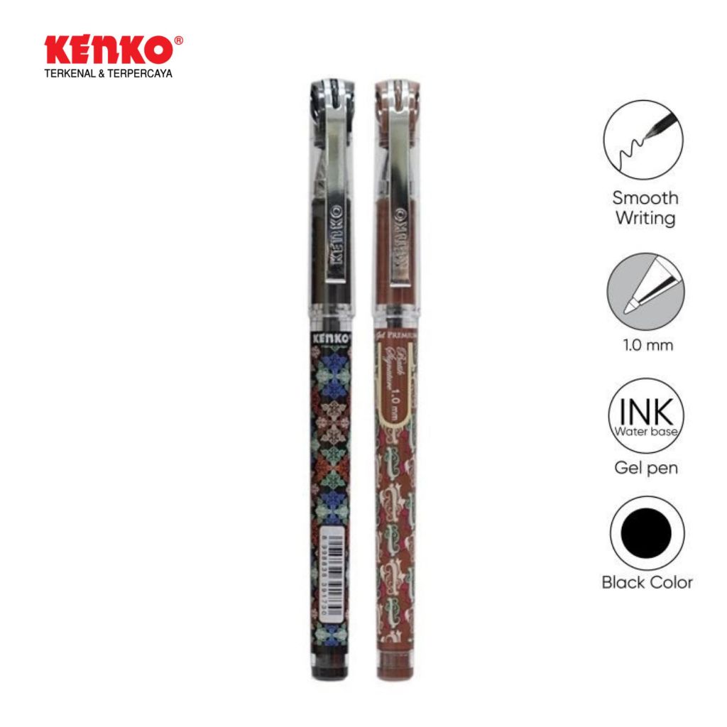 

Gel Pen KENKO Easy Gel Premium 1.0mm (Batik)