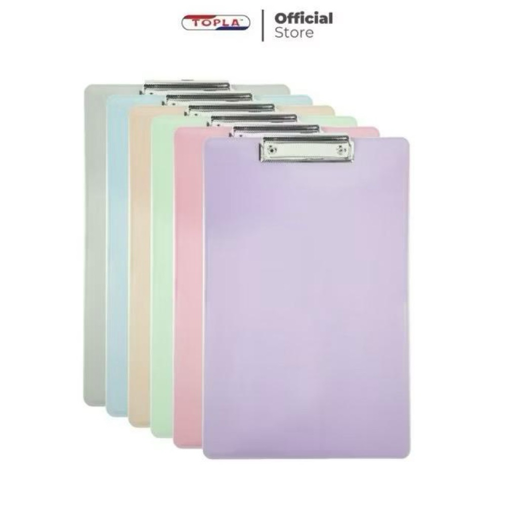 

Clip Board 707 A5 Topla - Papan Tulis Berjalan Ukuran A5 / F4 - Warna Pastel