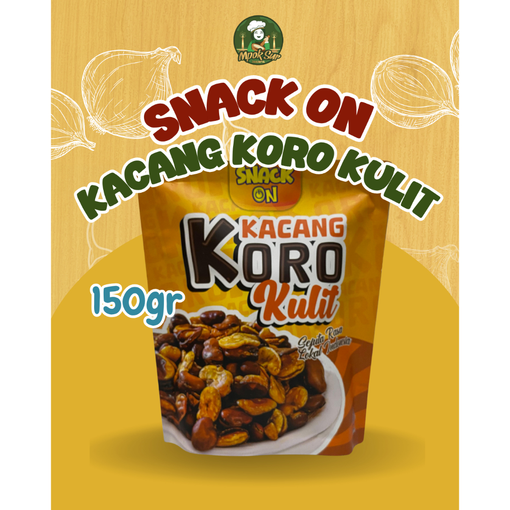 

Snack On Kacang Koro Kulit Original 150gr