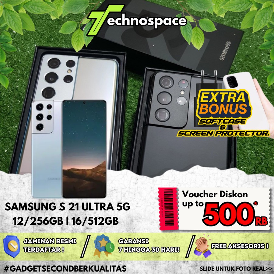 Samsung Galaxy S21 Ultra | S20 Ultra 5G 16/512GB 12/256GB | S21+ S20+ Plus FE 8/128GB Second Origina