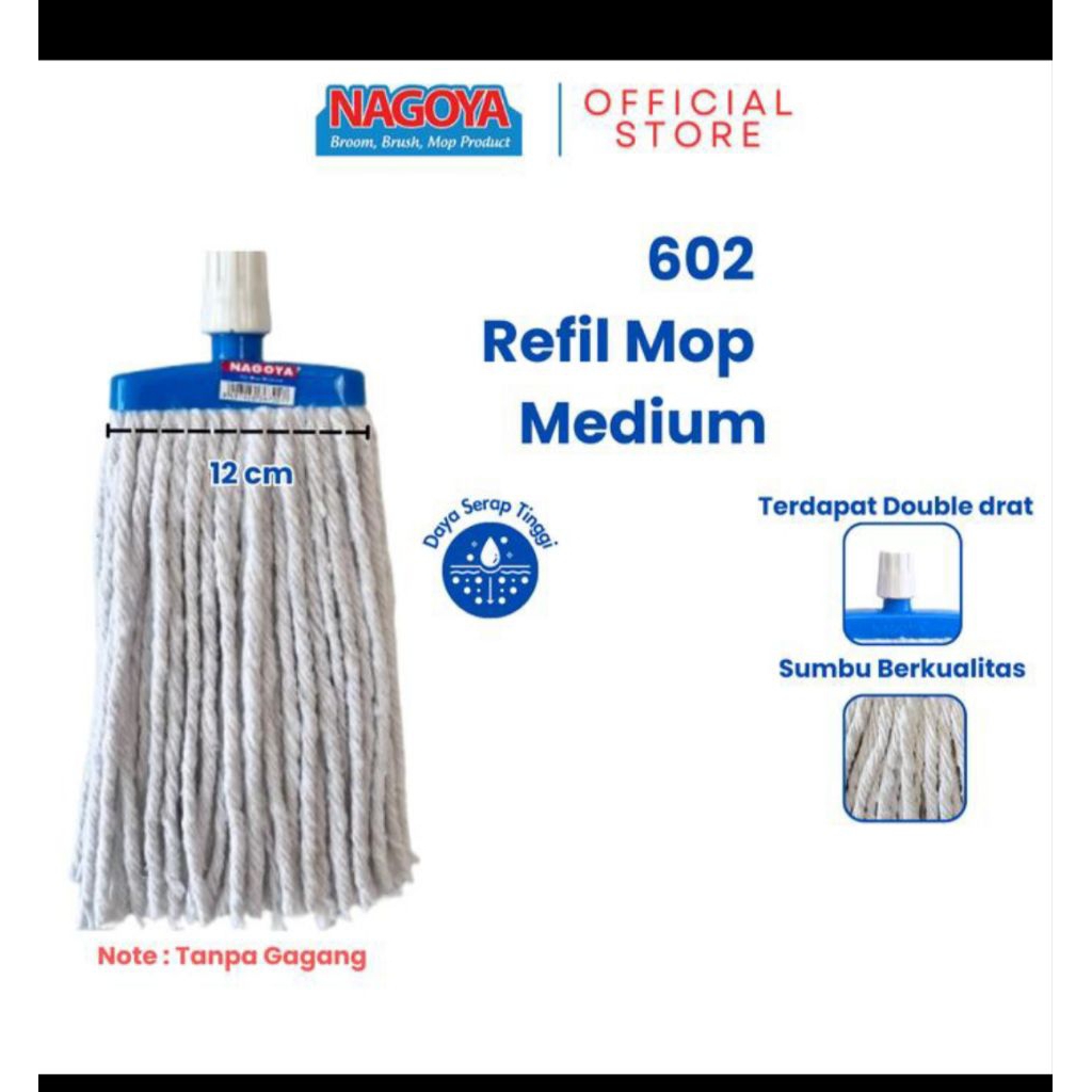 refil kain pel Nagoya 12 cm pendek / kain pel pengganti / refil pel Nagoya kecil / kain pel Nagoya /