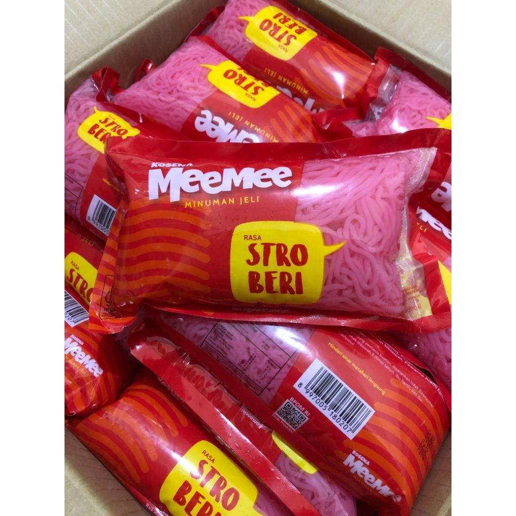 

Mie jelly stroberi 500 gram | Mee Mee jelly stroberi