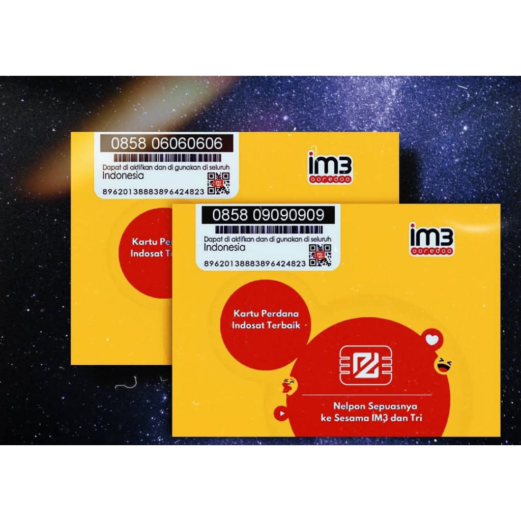 NOMOR CANTIK INDOSAT IM3 OOREDOO ABAB ABAB 06060606 09090909
