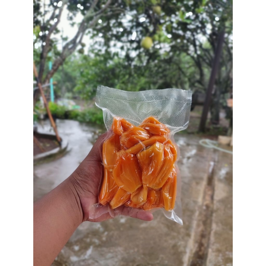 

Nangka Orange Kupas Vacum Frozen berat 500 gram Premium Berkualitas.