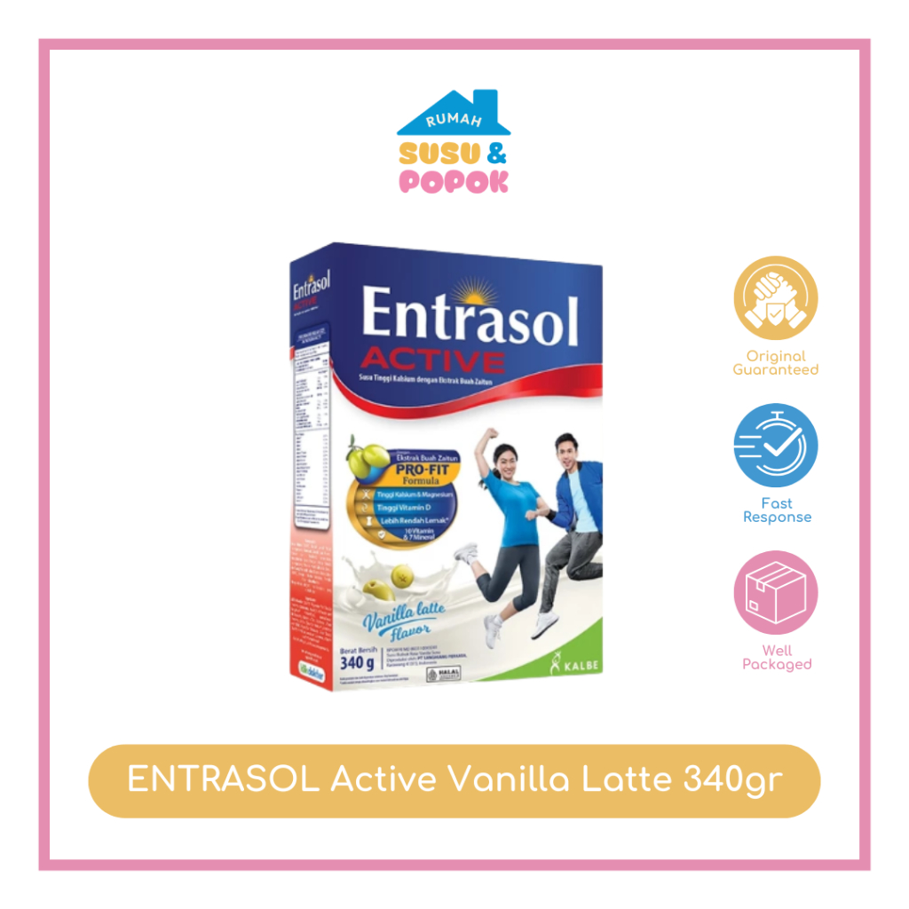 

ENTRASOL Active Vanilla Latte 340gr