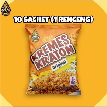 

Kremes Kraton Sachet 16g - Kremes Original 10 Sachet 100% Halal