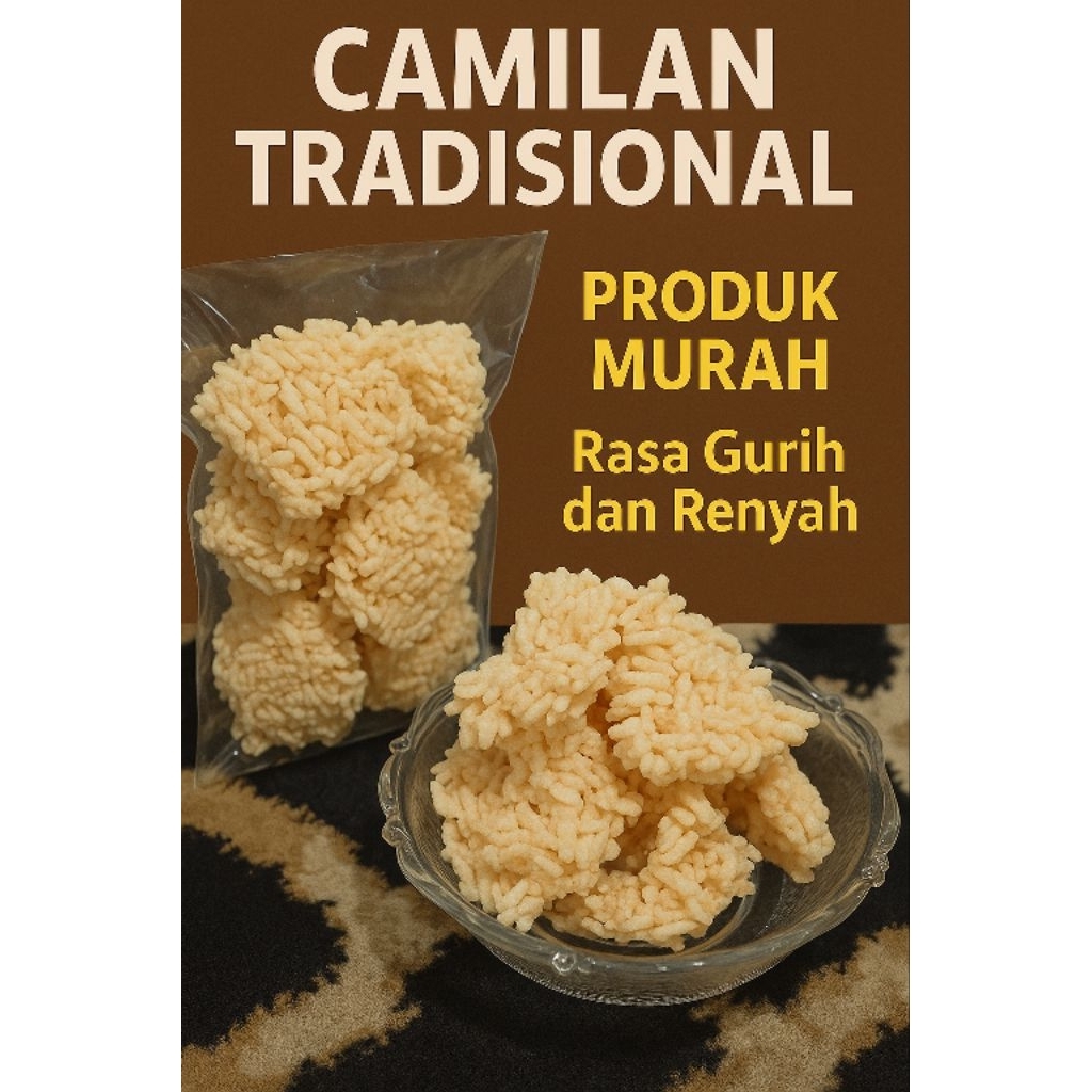 

Keripik Rengginang Matang siap makan