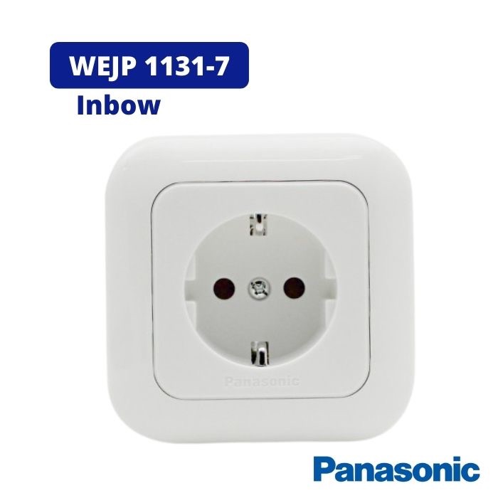 PANASONIC Stopkontak Stop Kontak Non CP WEJP 1131-7 WEJP1131 Putih