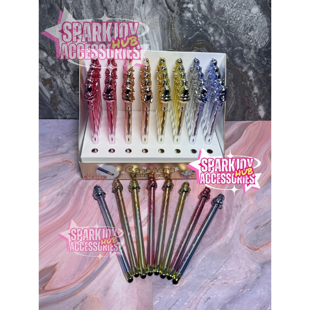 

[ PREMIUM ] Pulpen Stylus Karakter Sanrio Metalik Touch Pen, Import China - Warna Glossy Elegan