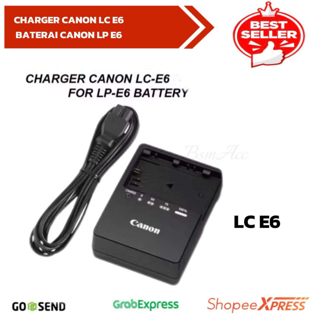 Charger Canon LC E6 For Camera canon 60d 70d 7d 6d 80d dll