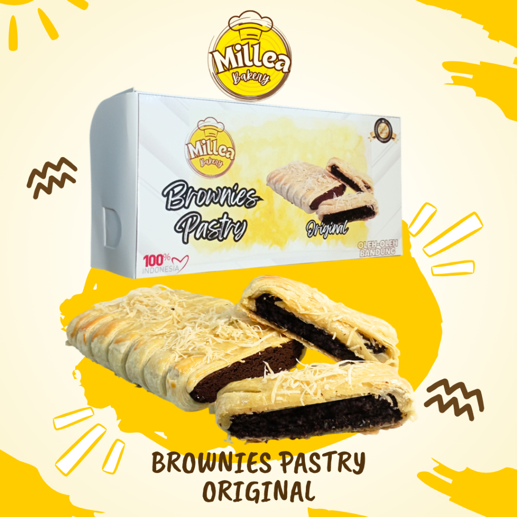 

BROWNIES PASTRY COKLAT MILLEA BAKERY