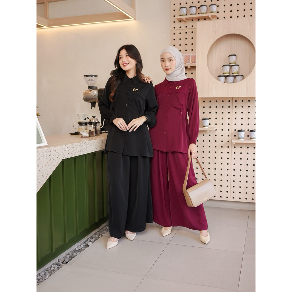 Ederra Belvina Set / Pakaian Set / Atasan Wanita