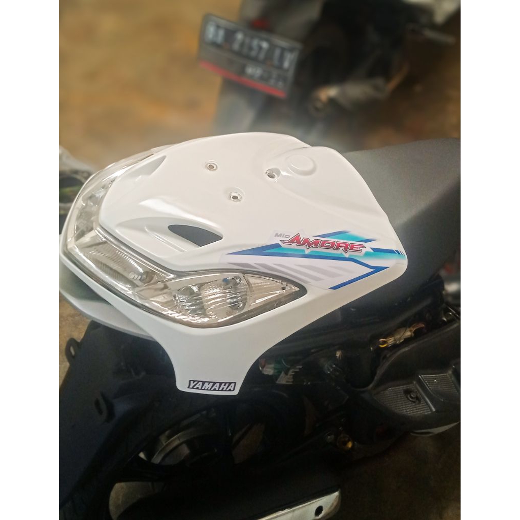 Tameng mio smile custom 3hole set reflektor