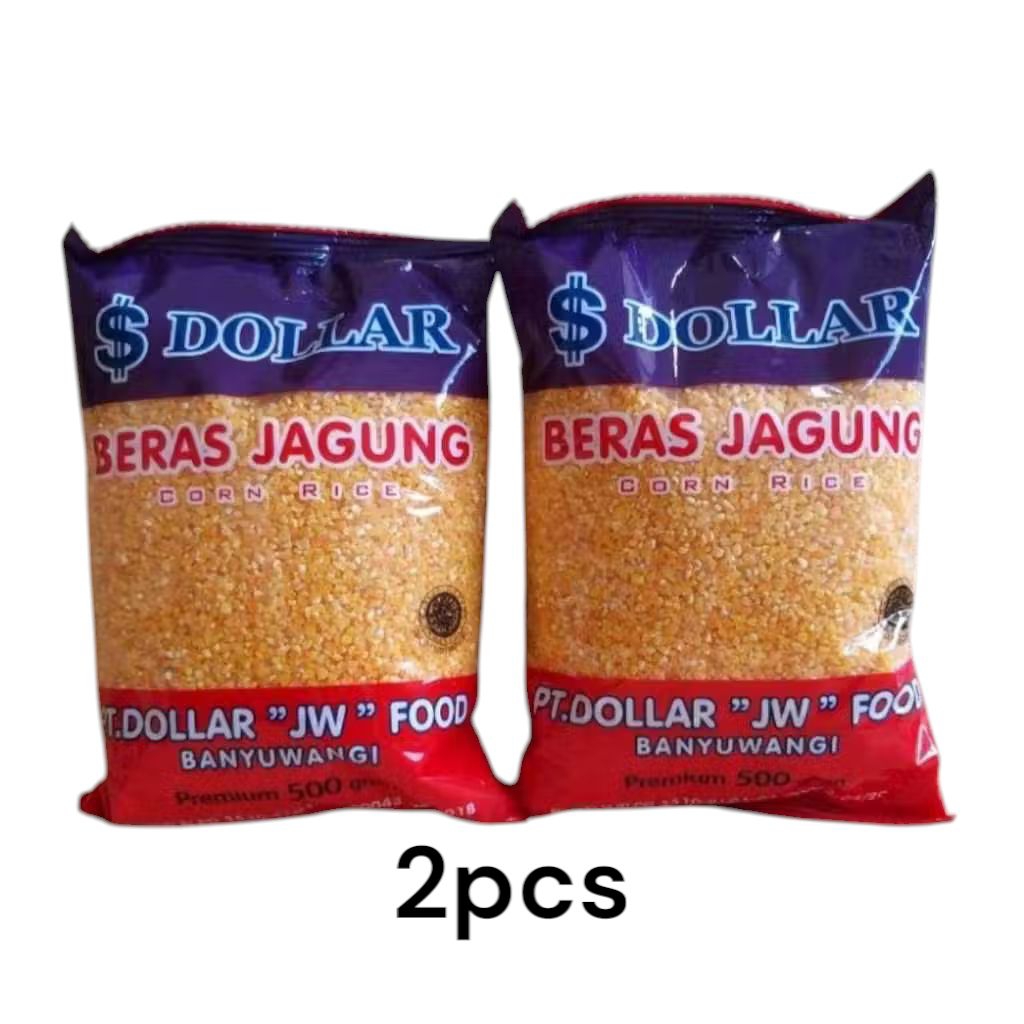 

2pcs beras jagung dollar (1kg) COD