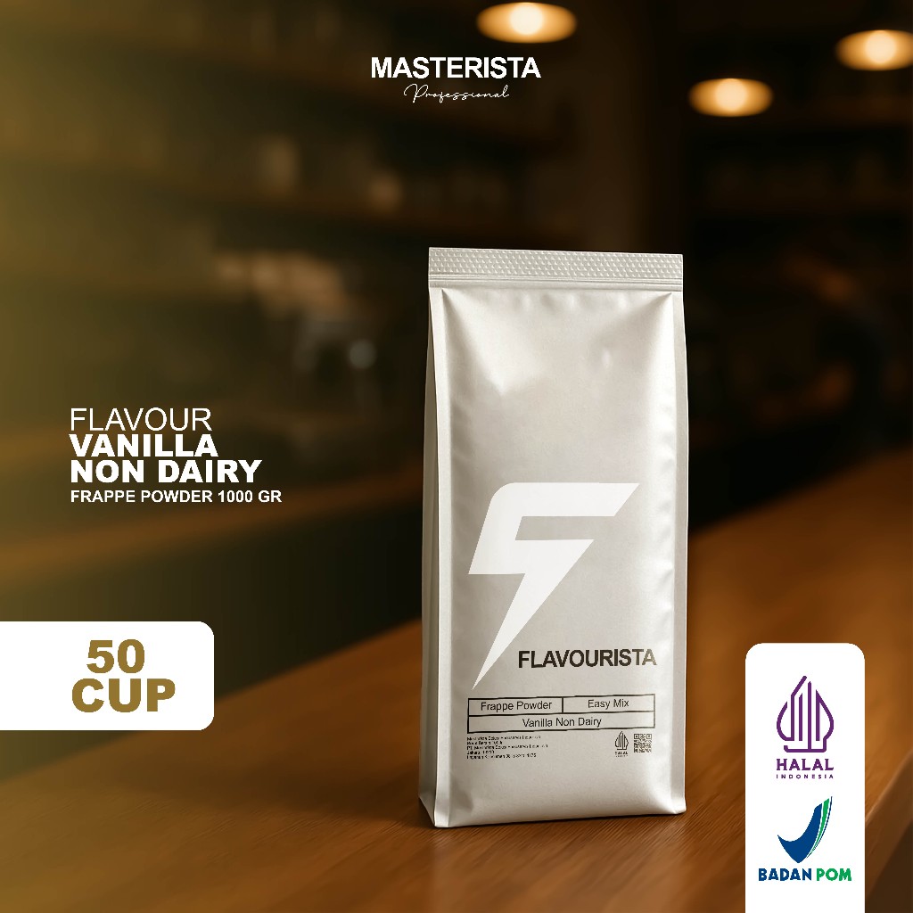 

Bubuk Minuman Flavourista Vanilla Non Dairy 1000gr