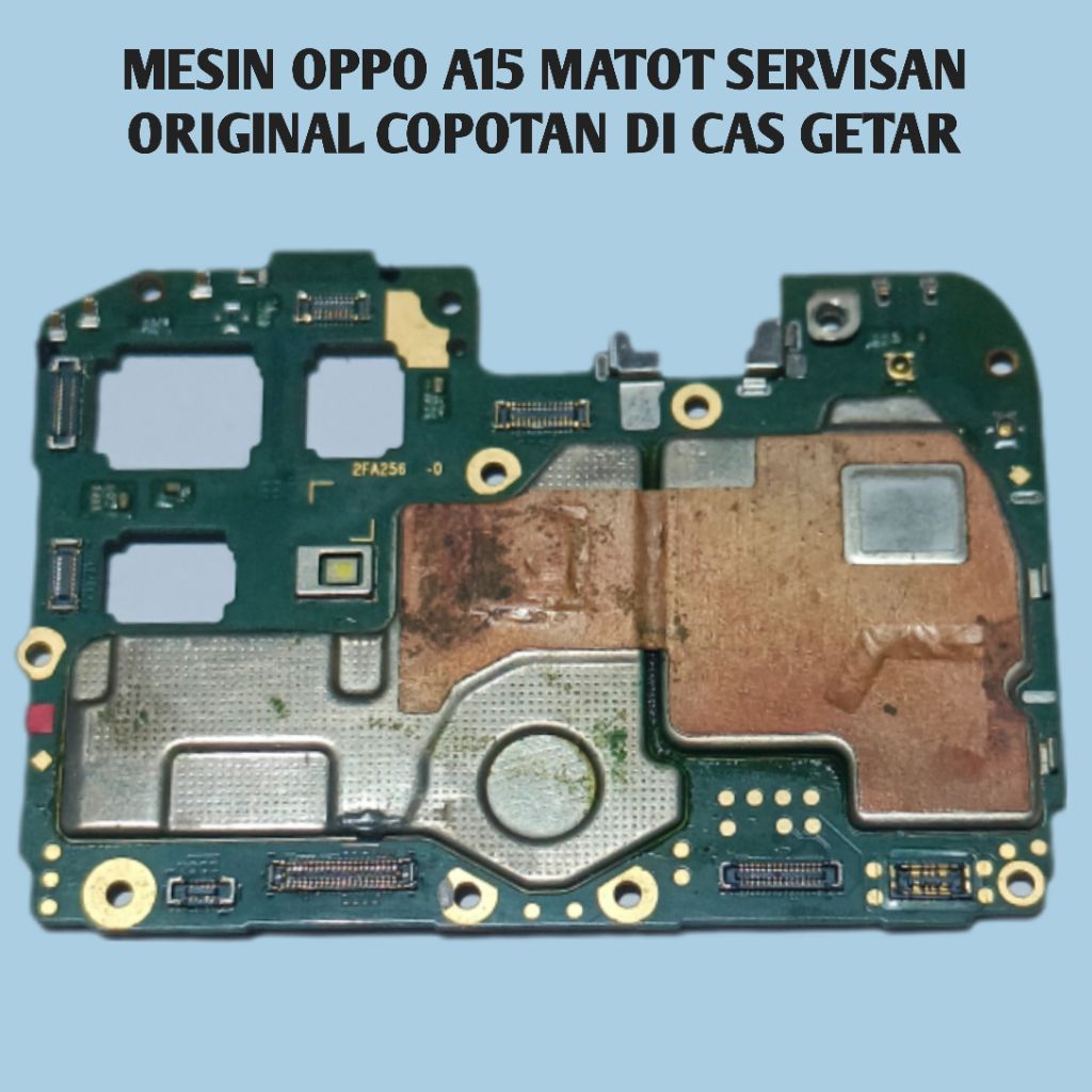 MESIN OPPO A15 MATOT SERVISAN DI CAS GETAR ORIGINAL COPOTAN