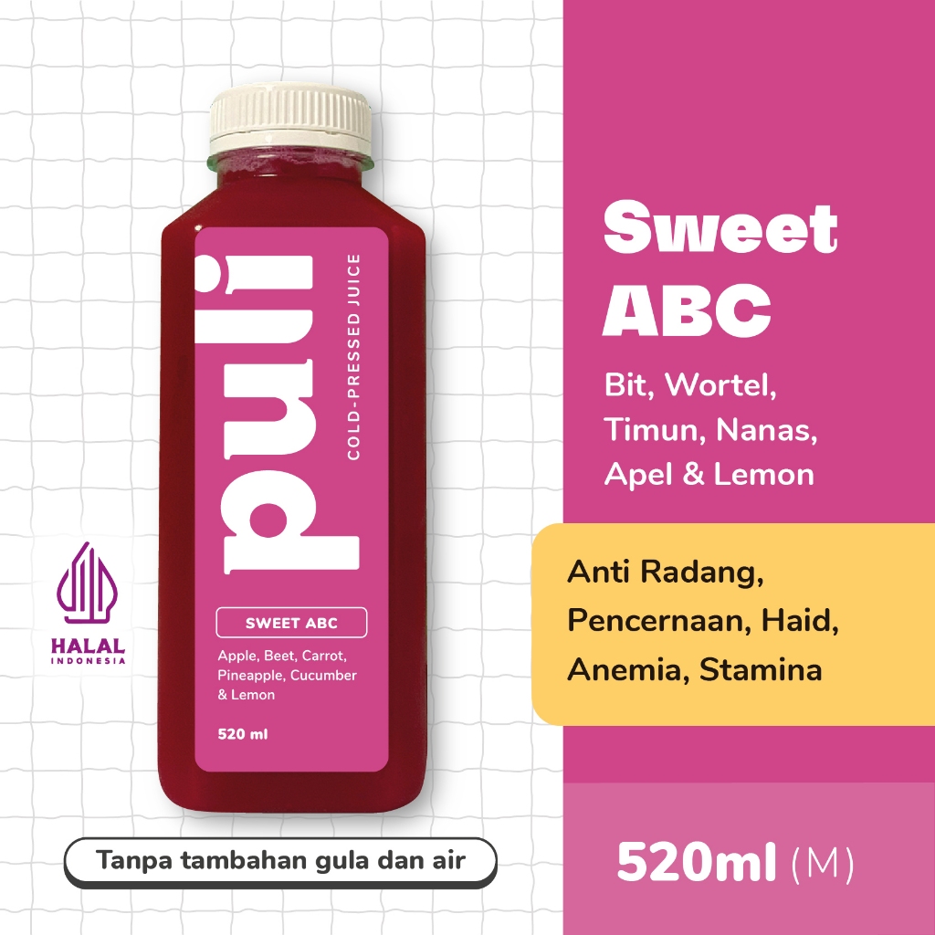 

Puli Juice - Sweet ABC | Cold Pressed Juice 520ml (Medium)