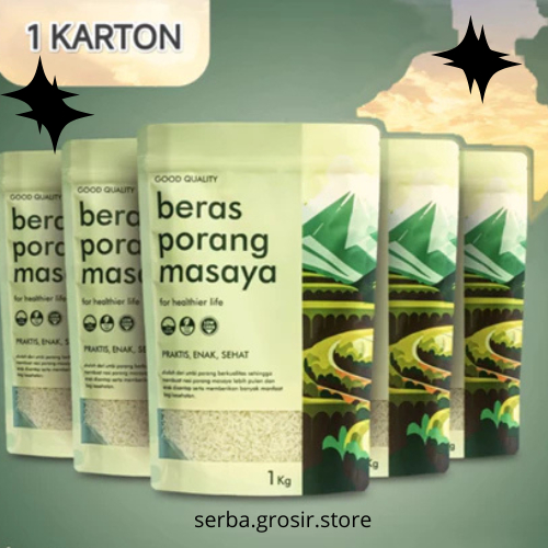 

PAKET HEMAT!! Masaya Beras Porang 20kg Instant Konjac Rice Mudah & Praktis