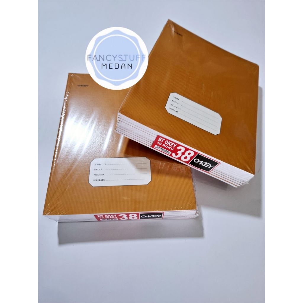 

Fancystuff - buku tulis Okey 38 lbr isi 10 pcs/ pack