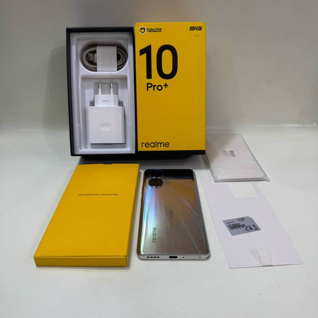 Realme 10 Pro Plus 5G 12/256gb Fullset Second Garansi Resmi