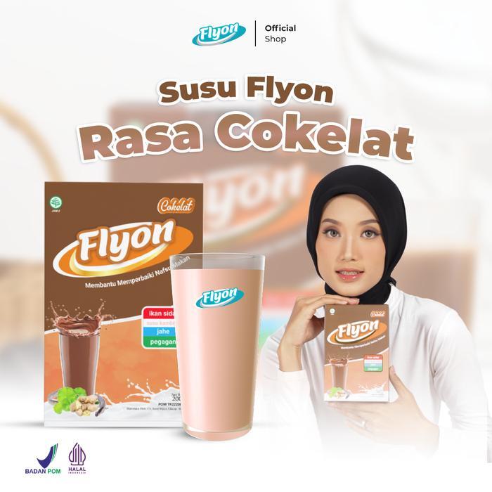 

Flyon Susu Penambah Berat Badan Penambah Nafsu Asupan Protein Rasa Cokelat