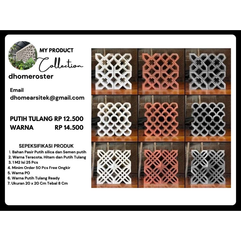 Roster beton roster loster  minimalis  Roster beton minimalis roster tumbuk minimalis