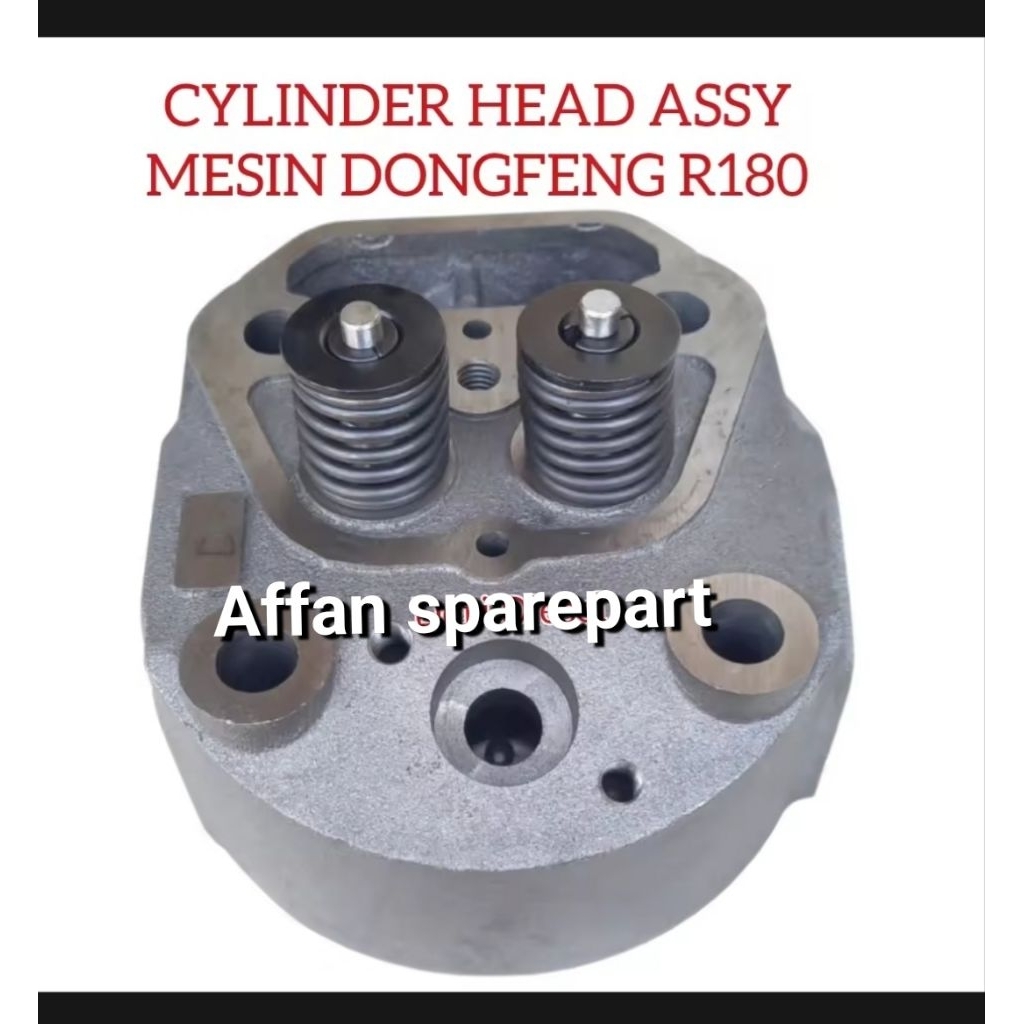 CYLINDER HEAD ASSY MESIN DIESEL DONGFENG R 180 MESIN ( 8 PK ) DONGFENG