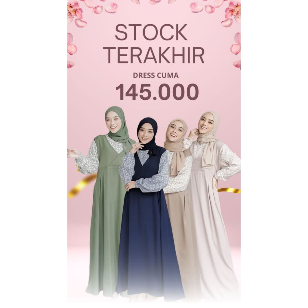 Promo Ambyar Kalila Dress | Daily Dress | OBELIA