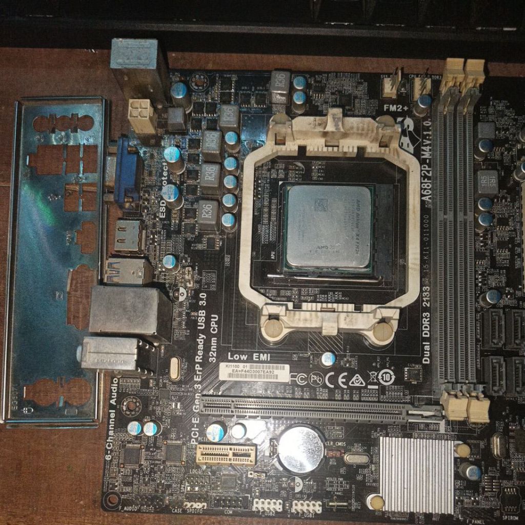 Paketan Fm2+ Ecs-A68F2P-M4 V1.0 + ATHLON X4 870K