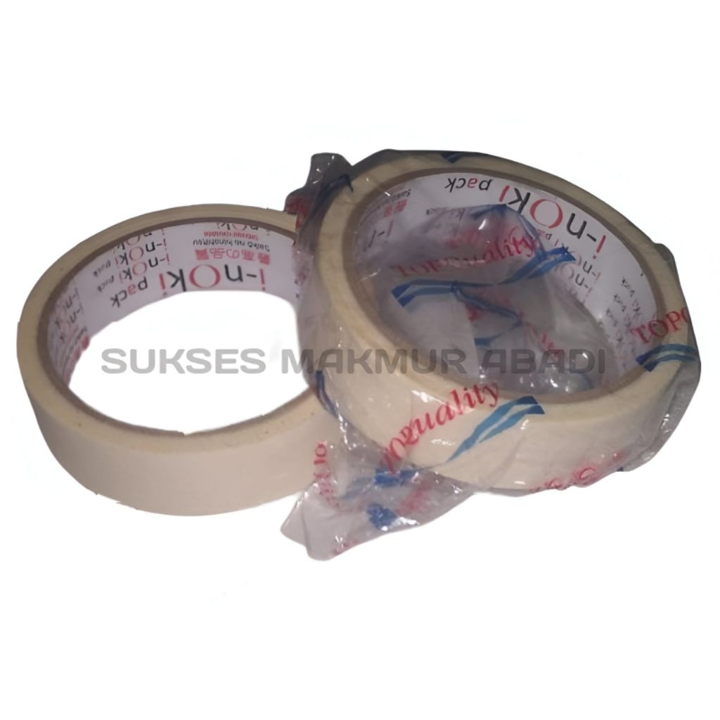 

Lakban Kertas 1" 2" Inch/Masking Tape/Isolasi Solasi Selotip Lakban
