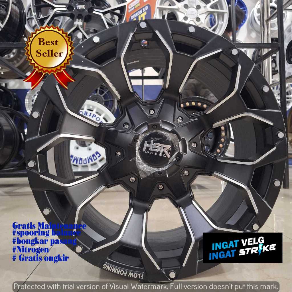 Velg Mobil Hsr R16 Untuk L200, Pajero, Pajero Sport, Strada
