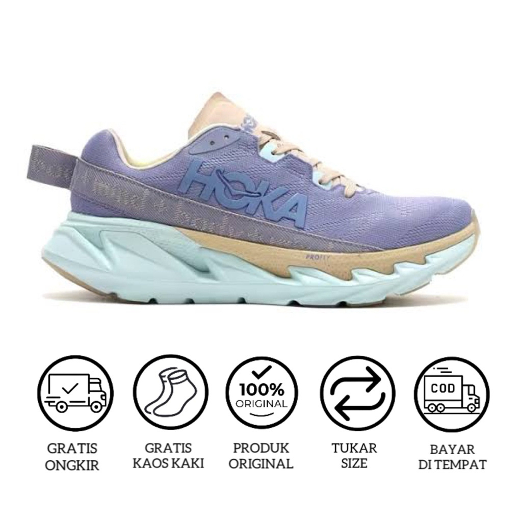 Sepatu Lari H0ka Elevon 2 Women’s Pack Purple