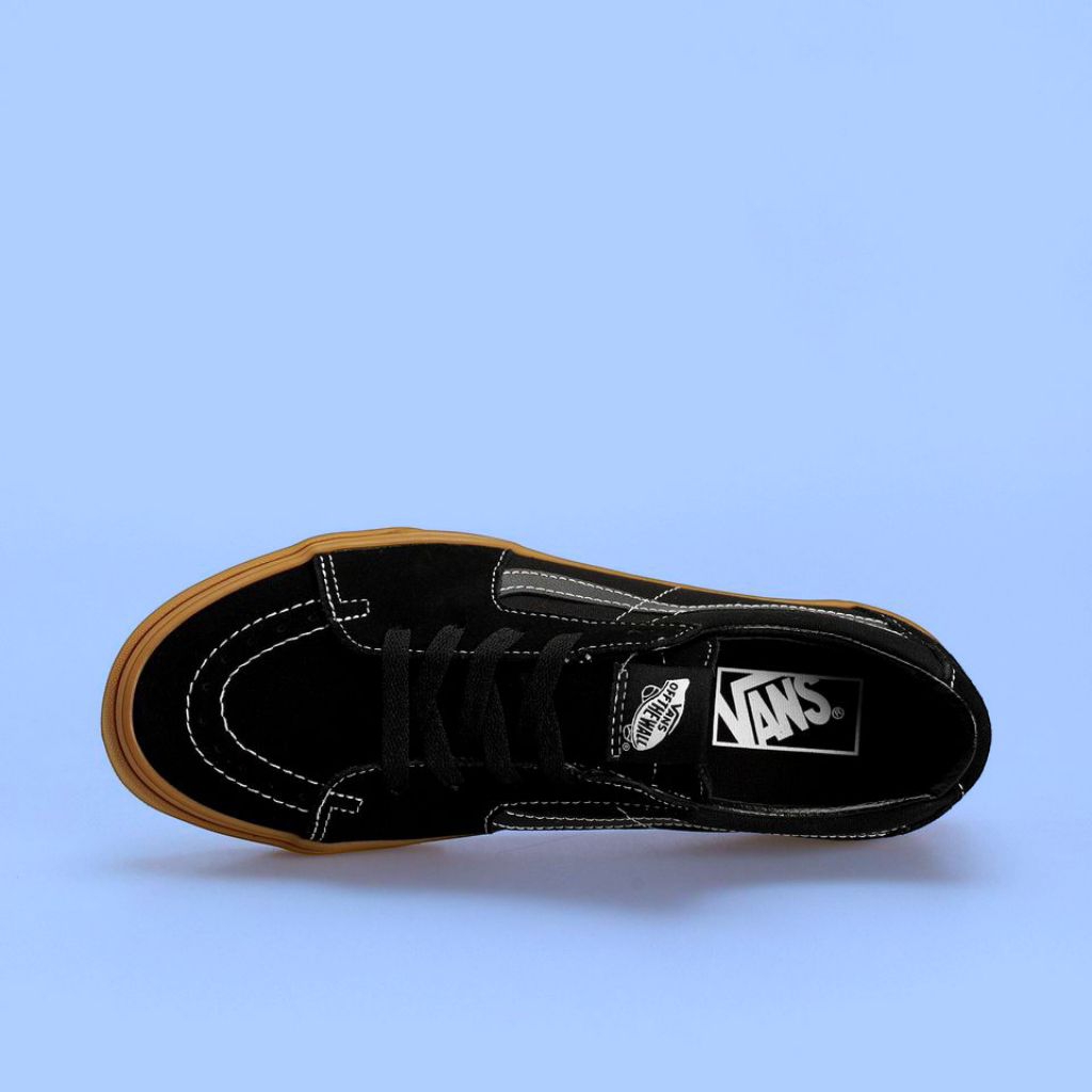 Vans Sk8 Low Classic Black / Gum Original100%