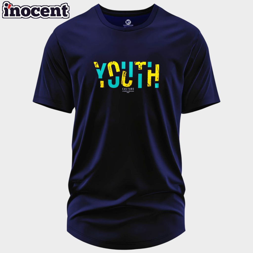 Kaos Distro Pria Inocent Kain Katun Combed 24s tebal