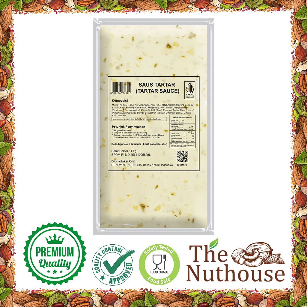 

Kewpie Tartar Sauce / Saus Tartar 1kg