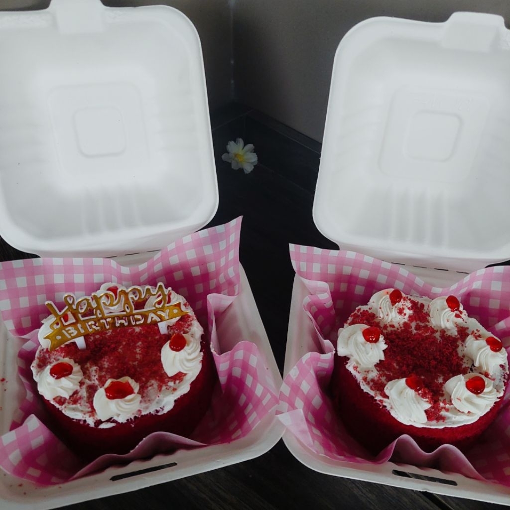 

redvelvet cake bento kue ulang tahun