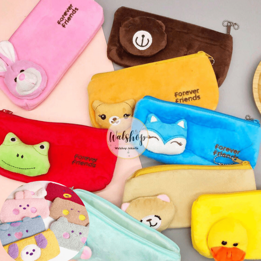

SALE Kotak Pensil Bulu BT21 Rabbit Bear DPN003