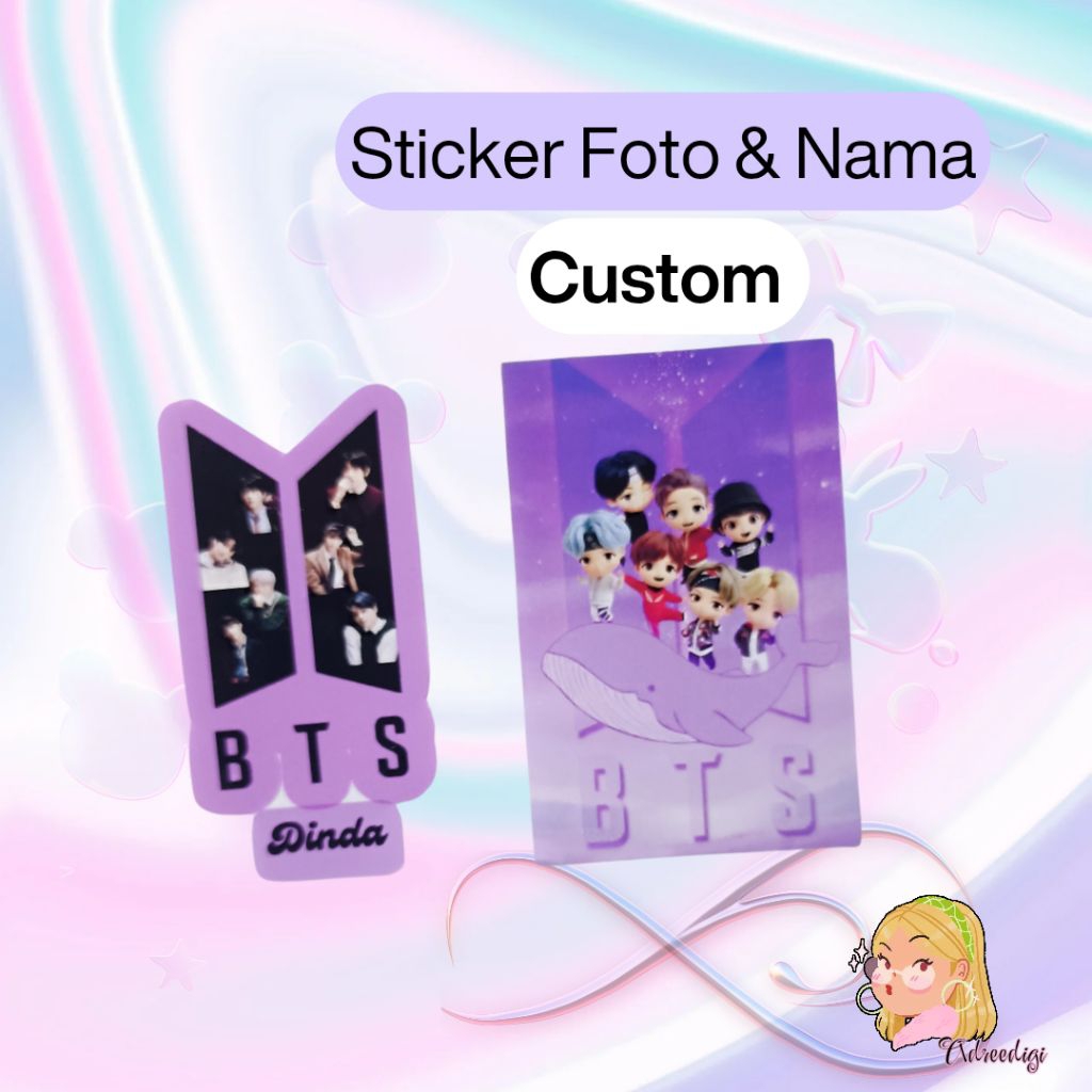 

STICKER TUMBLER NAMA DAN FOTO / BISA CUSTOM DILAMINASI DINGIN WATERPROOF