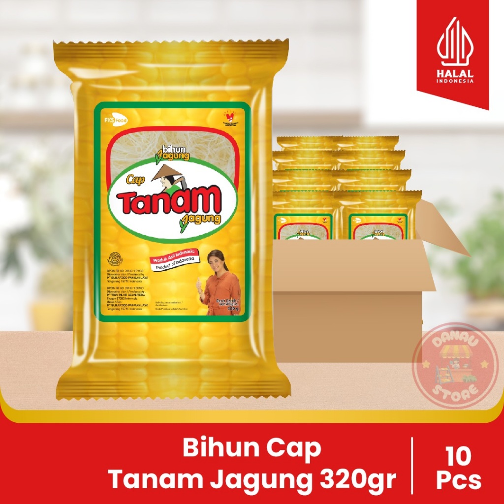 

Bihun Cap Tanam Jagung - 1 Bal - 10 Pcs - 320gr