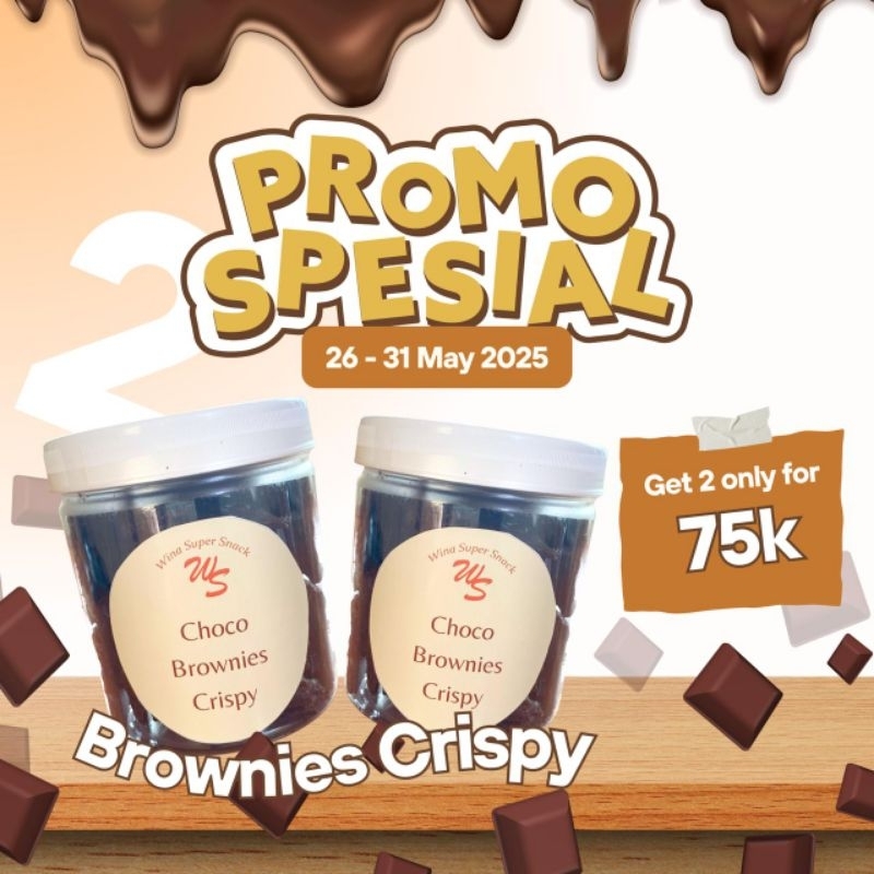 

Promo Spesial - Dua Brownies Crispy 175 Renyah